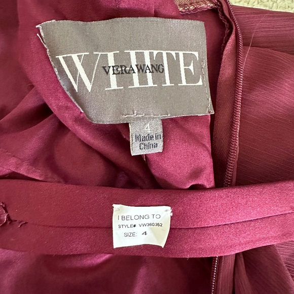 Vera Wang White Size 4 Style VW360352 - Picture 1 of 6